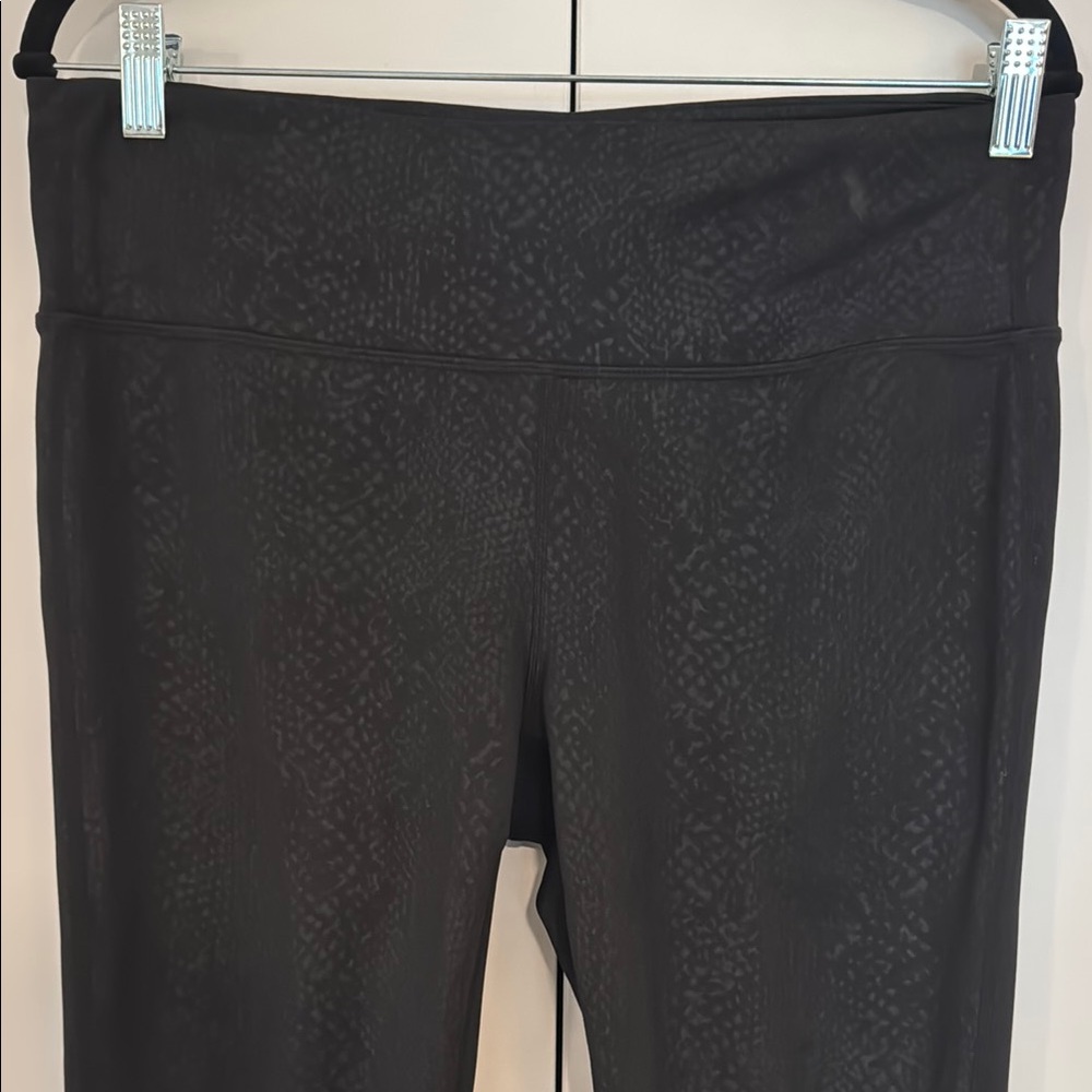 Athleta Black Patterned Leggings